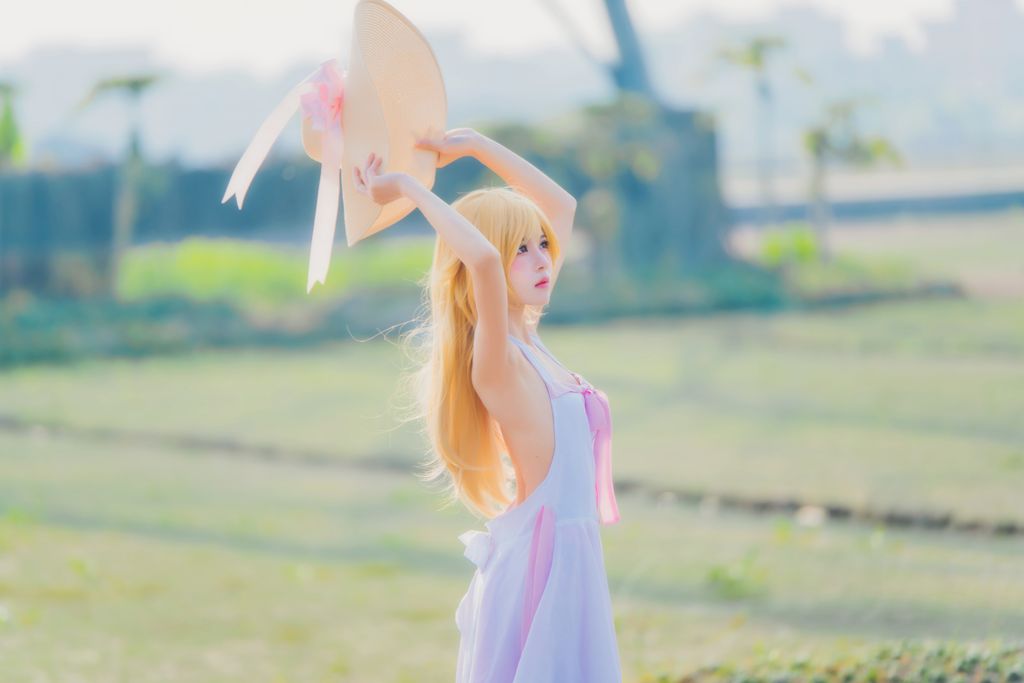 Coser @ 桜 桃 喵 Vol.063 小 忍 草帽 (59 photos)