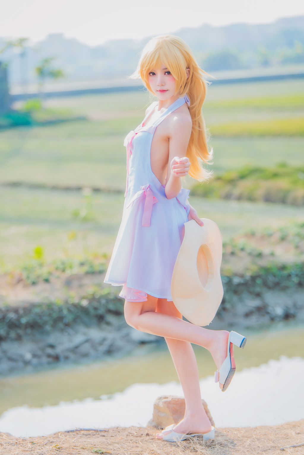 Coser @ 桜 桃 喵 Vol.063 小 忍 草帽 (59 photos)