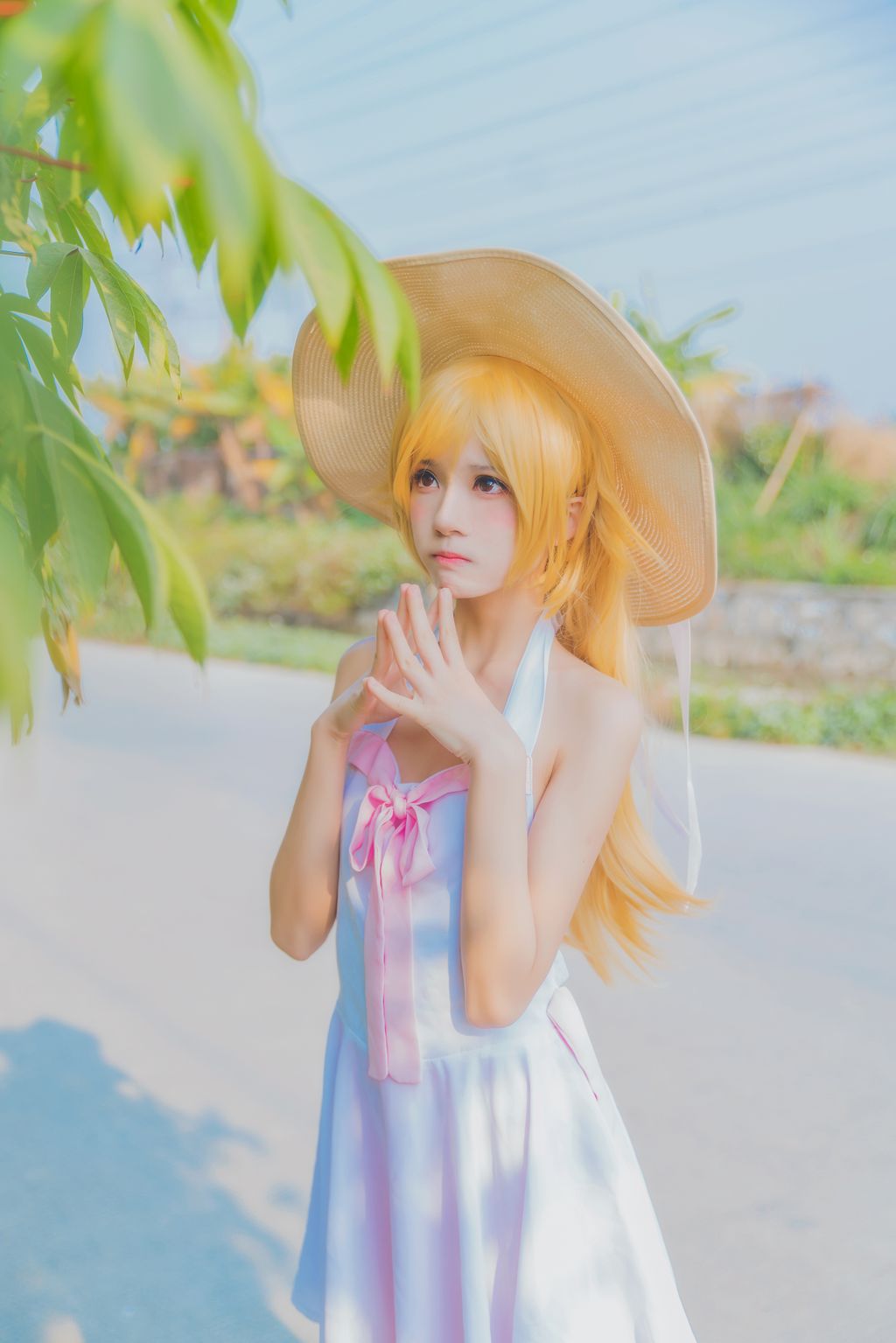 Coser @ 桜 桃 喵 Vol.063 小 忍 草帽 (59 photos)