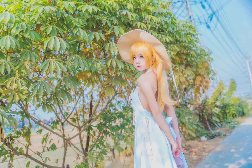 Coser @ 桜 桃 喵 Vol.063 小 忍 草帽 (59 photos)