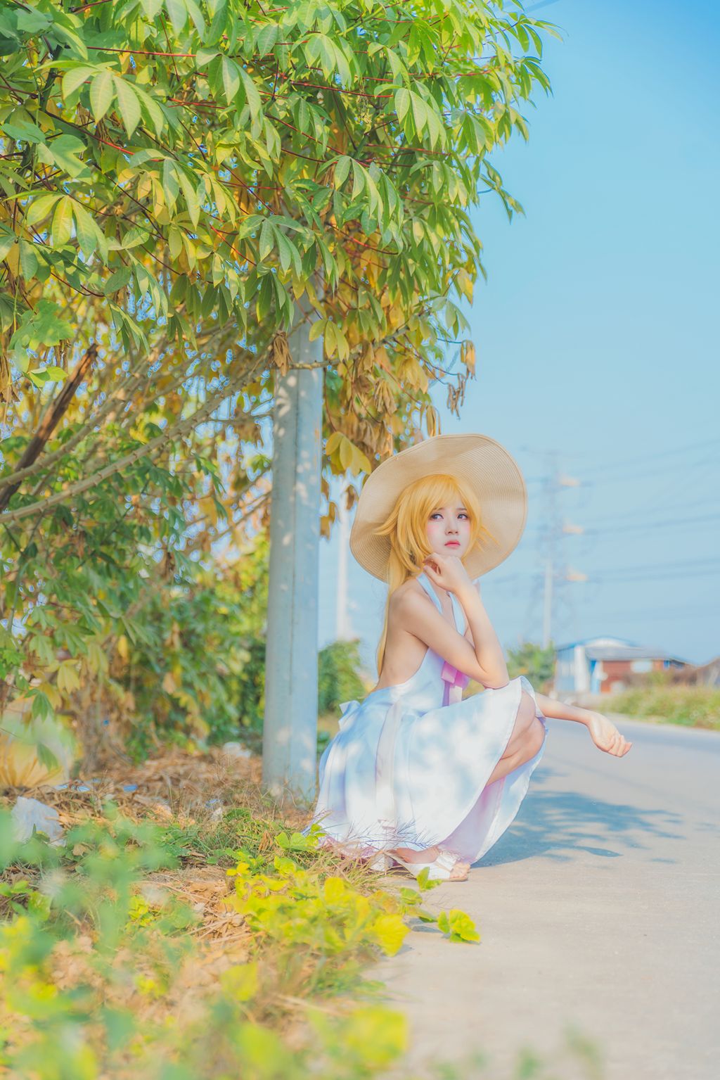 Coser @ 桜 桃 喵 Vol.063 小 忍 草帽 (59 photos)