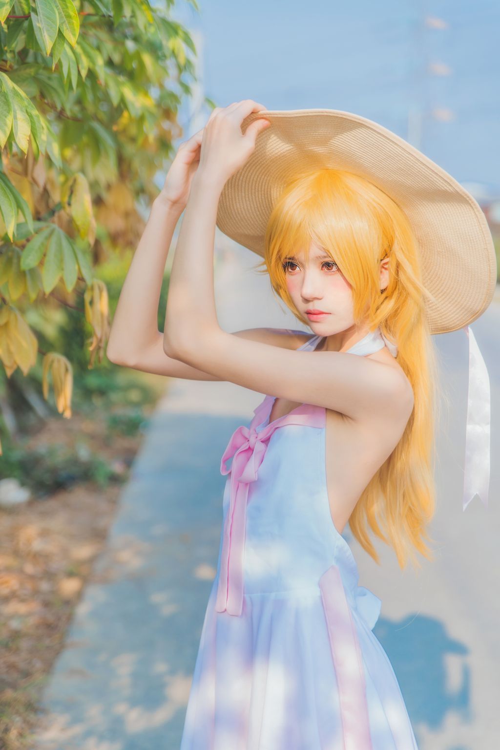 Coser @ 桜 桃 喵 Vol.063 小 忍 草帽 (59 photos)