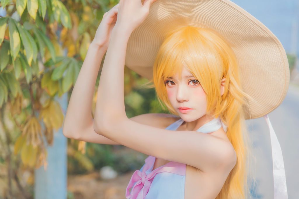 Coser @ 桜 桃 喵 Vol.063 小 忍 草帽 (59 photos)