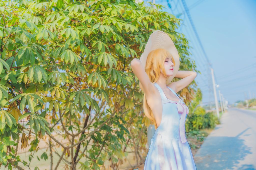 Coser @ 桜 桃 喵 Vol.063 小 忍 草帽 (59 photos)