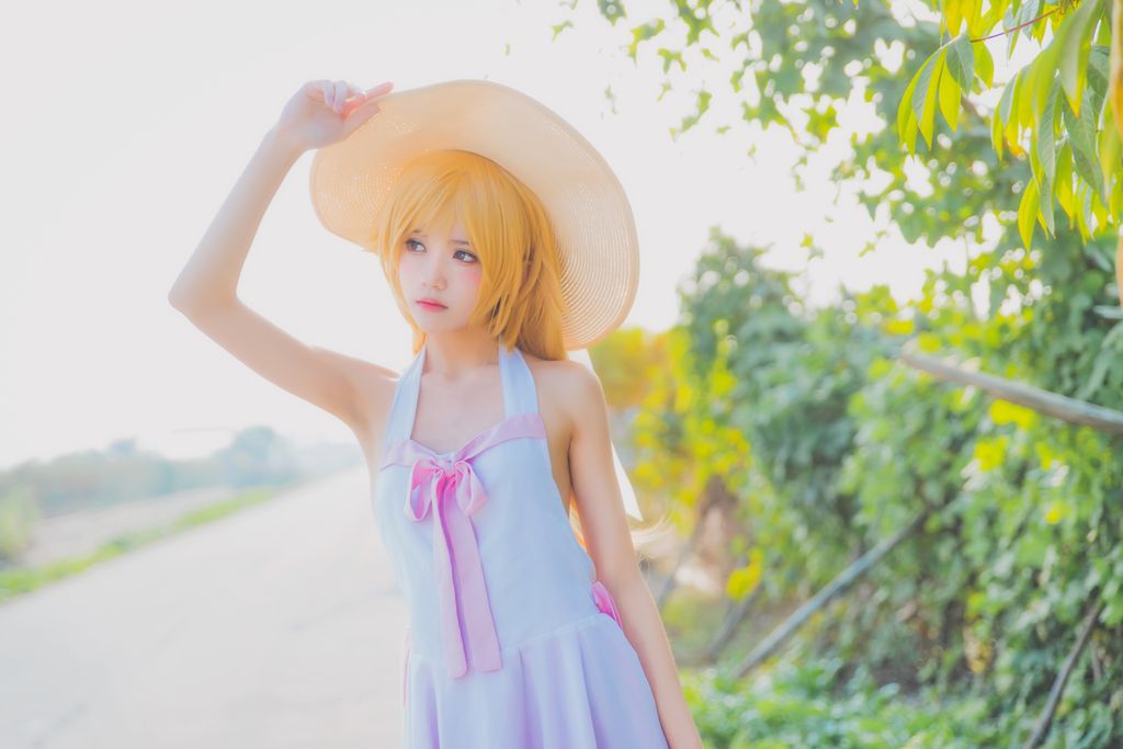 Coser @ 桜 桃 喵 Vol.063 小 忍 草帽 (59 photos)