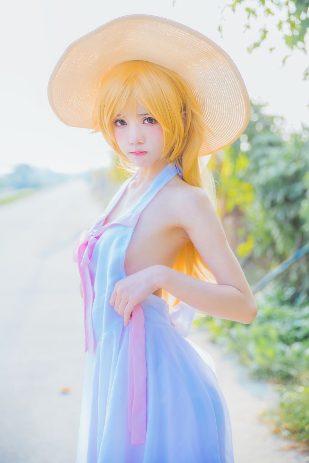 Coser @ 桜 桃 喵 Vol.063 小 忍 草帽 (59 photos)