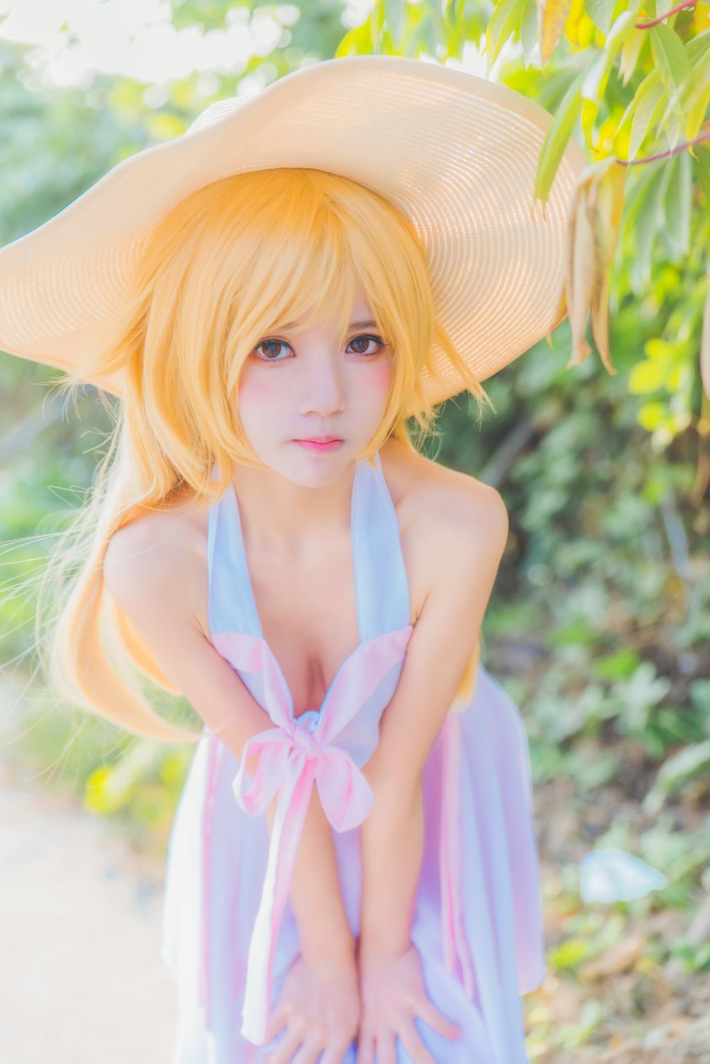 Coser @ 桜 桃 喵 Vol.063 小 忍 草帽 (59 photos)