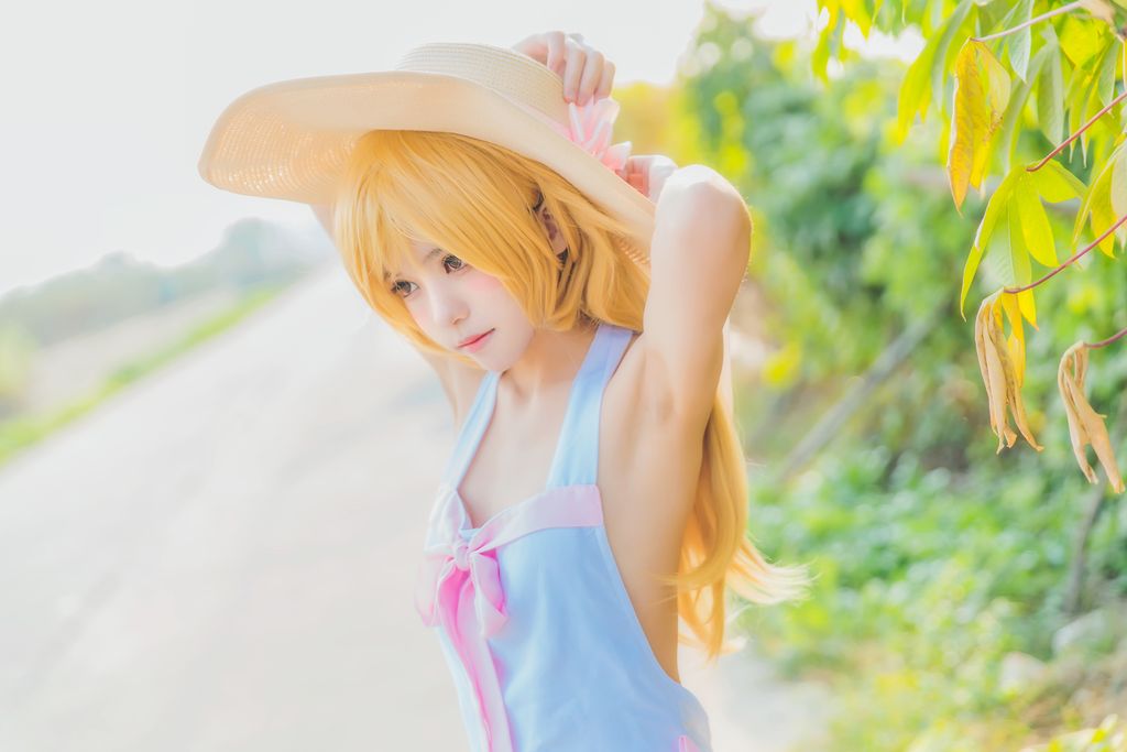 Coser @ 桜 桃 喵 Vol.063 小 忍 草帽 (59 photos)