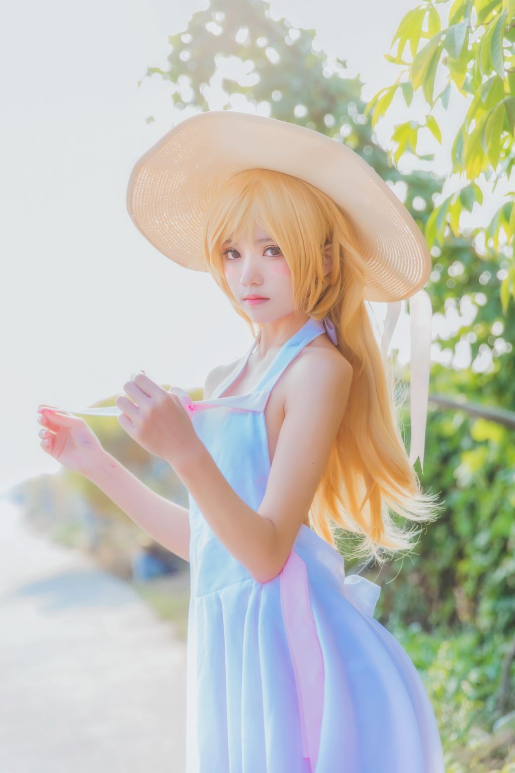 Coser @ 桜 桃 喵 Vol.063 小 忍 草帽 (59 photos)