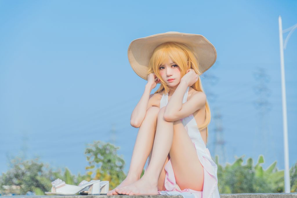 Coser @ 桜 桃 喵 Vol.063 小 忍 草帽 (59 photos)