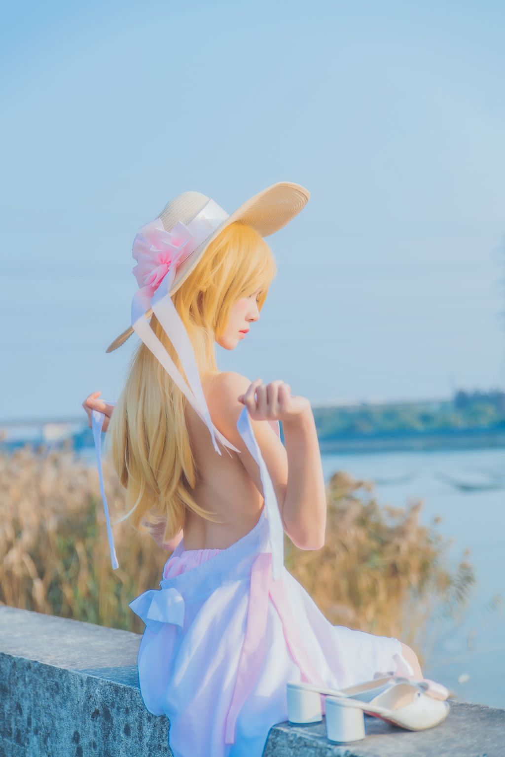 Coser @ 桜 桃 喵 Vol.063 小 忍 草帽 (59 photos)