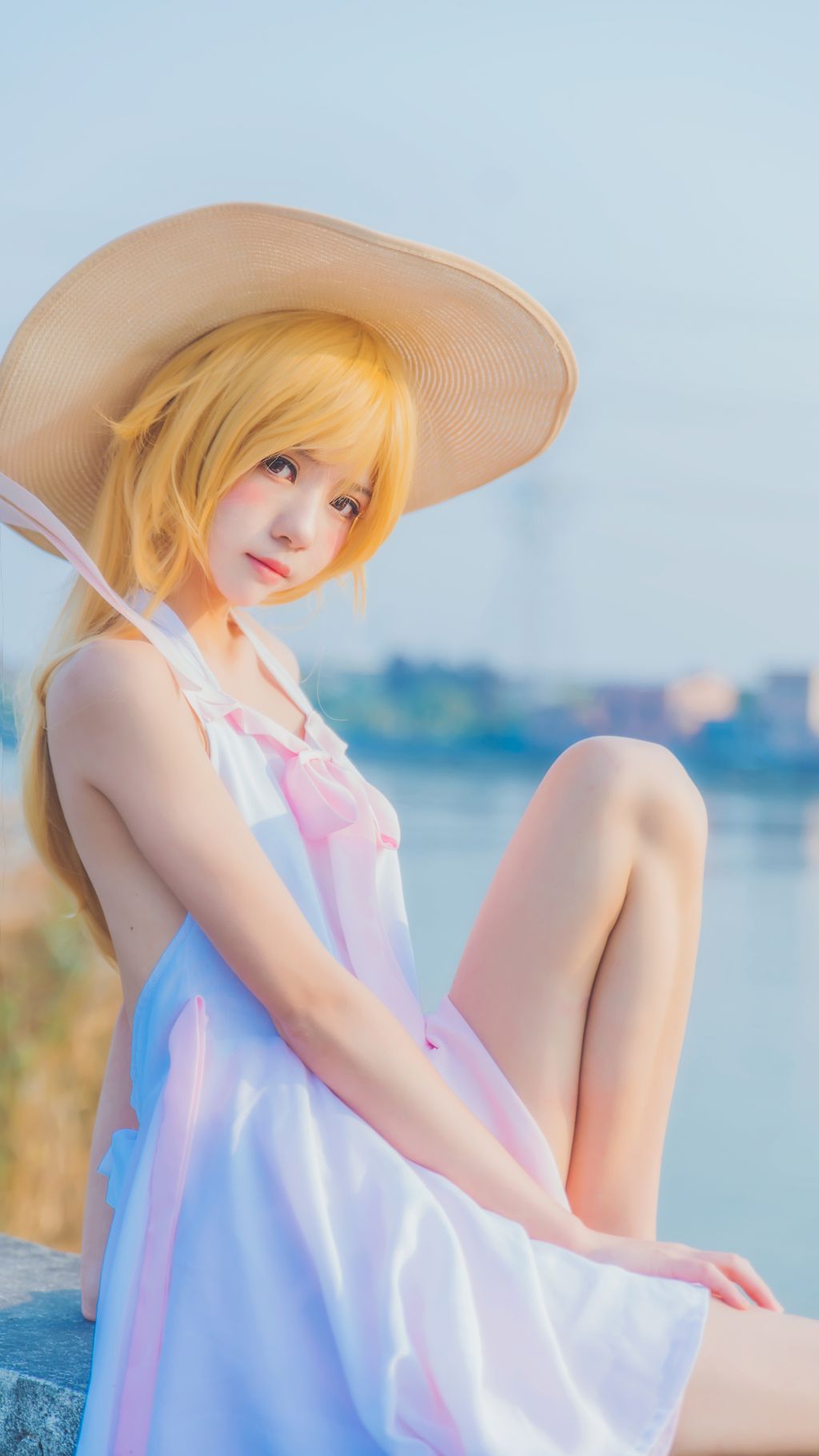 Coser @ 桜 桃 喵 Vol.063 小 忍 草帽 (59 photos)