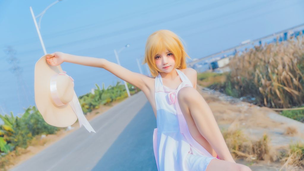 Coser @ 桜 桃 喵 Vol.063 小 忍 草帽 (59 photos)