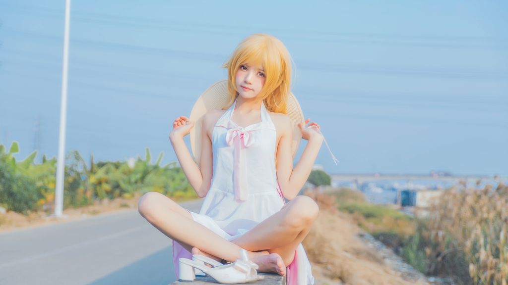 Coser @ 桜 桃 喵 Vol.063 小 忍 草帽 (59 photos)