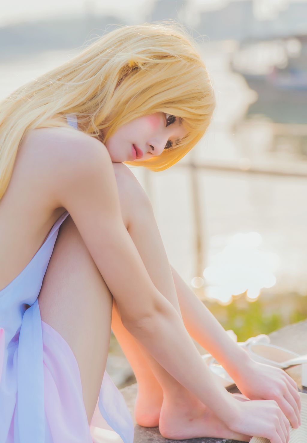 Coser @ 桜 桃 喵 Vol.063 小 忍 草帽 (59 photos)