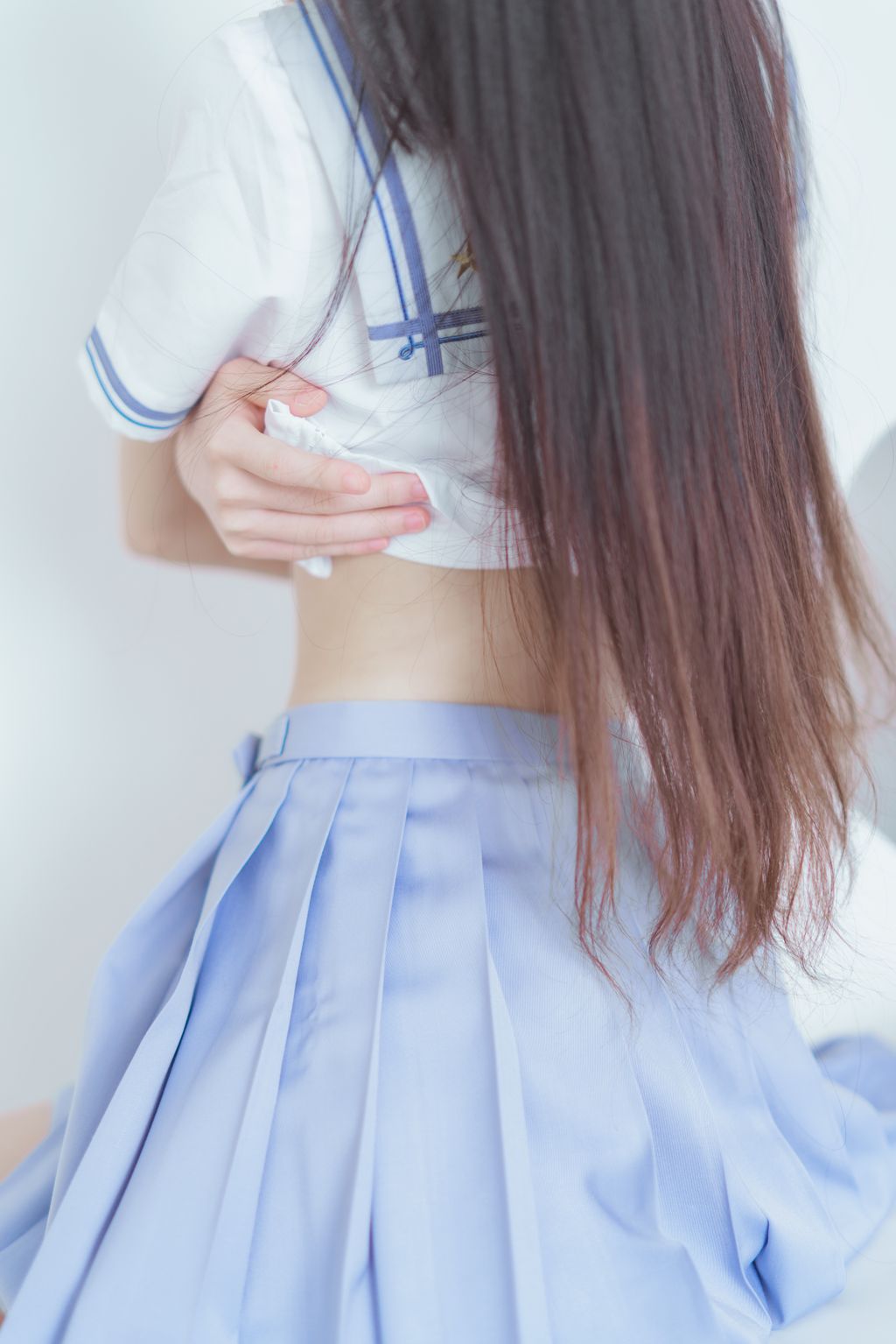 Coser @ 桜 桃 喵 Vol.068 校服 黑丝 (49 photos)