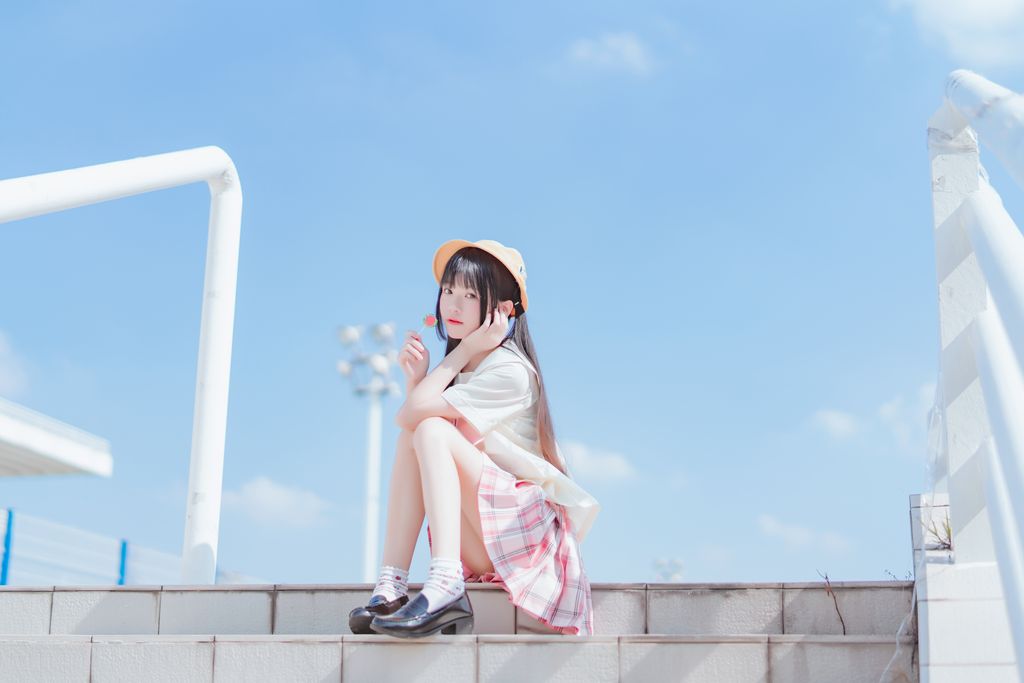 Coser @ 桜 桃 喵 Vol.083 桜 桃 未熟 2 幼稚园 (35 photos)