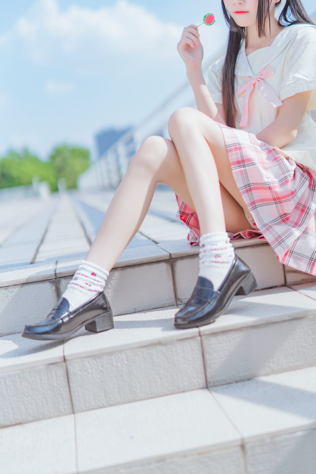 Coser @ 桜 桃 喵 Vol.083 桜 桃 未熟 2 幼稚园 (35 photos)