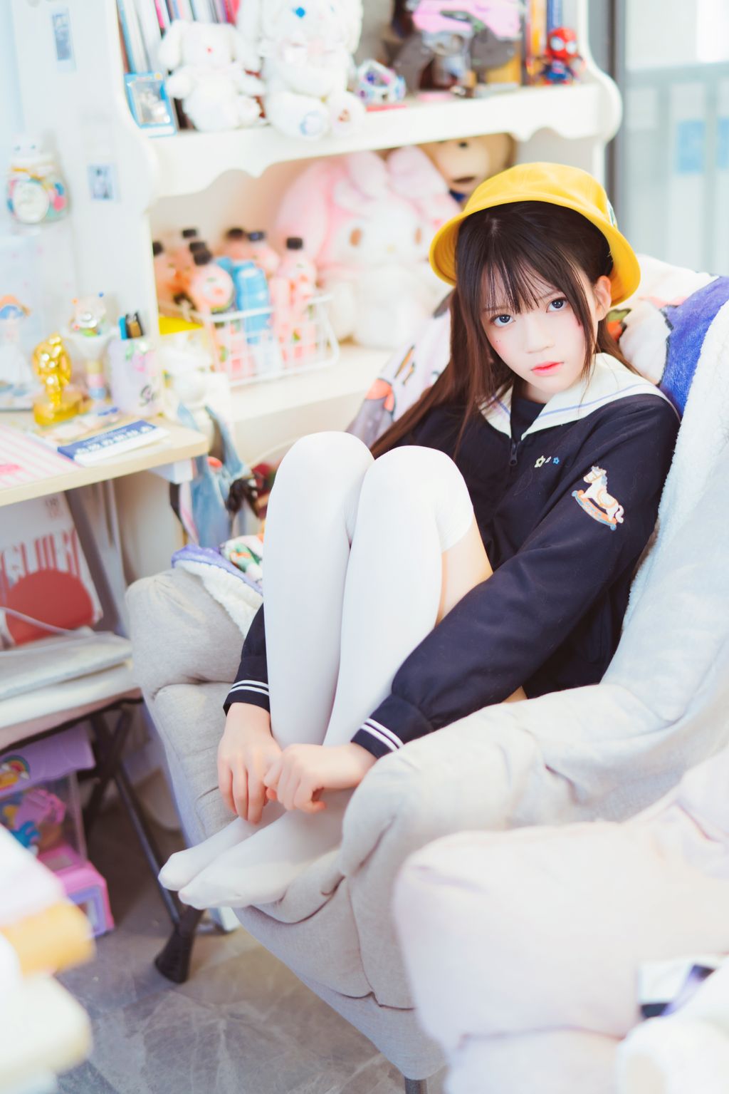 Coser @ 桜 桃 喵 Vol.085 桜 桃 未熟 3 奶 桃桃 (102 photos)