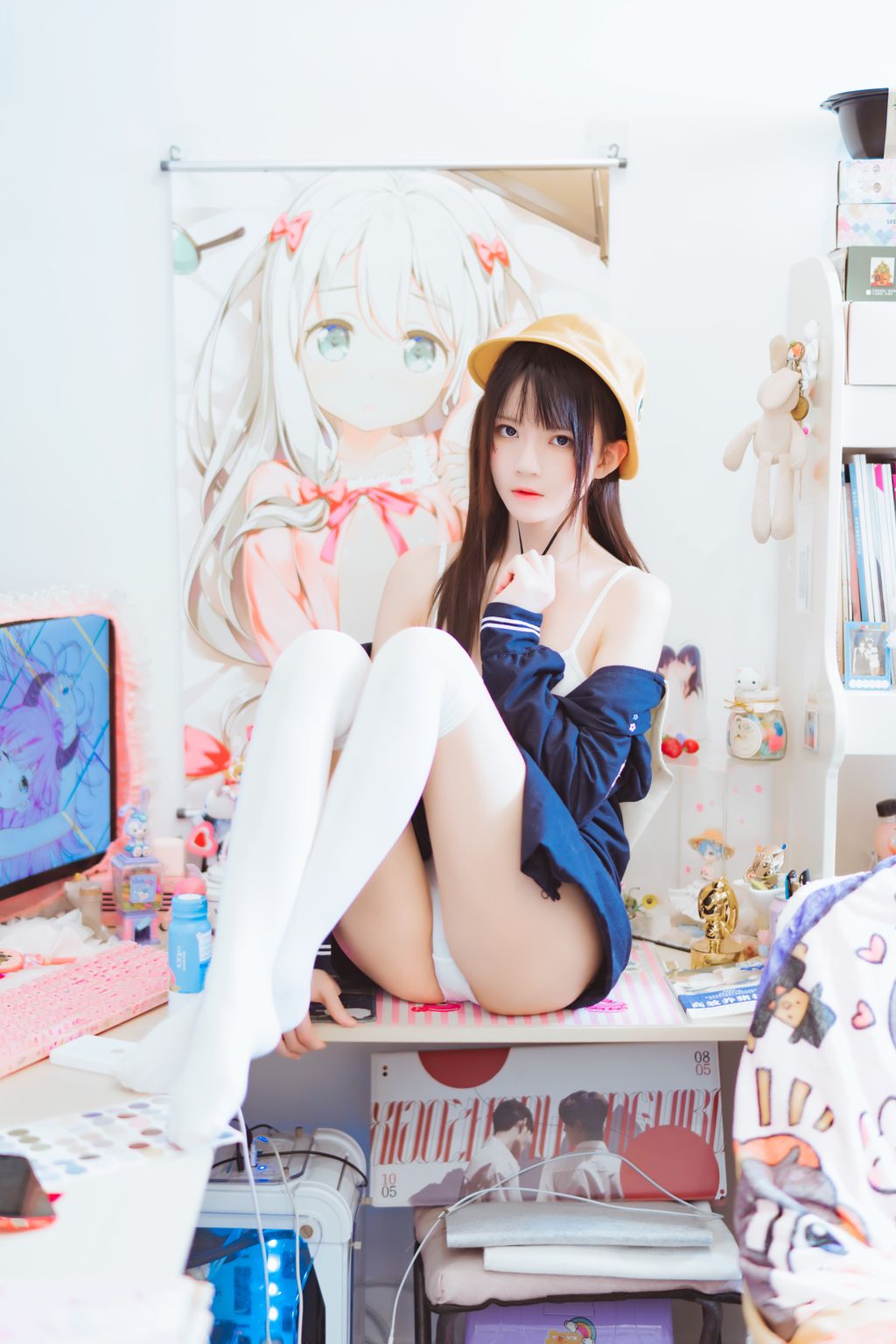 Coser @ 桜 桃 喵 Vol.085 桜 桃 未熟 3 奶 桃桃 (102 photos)