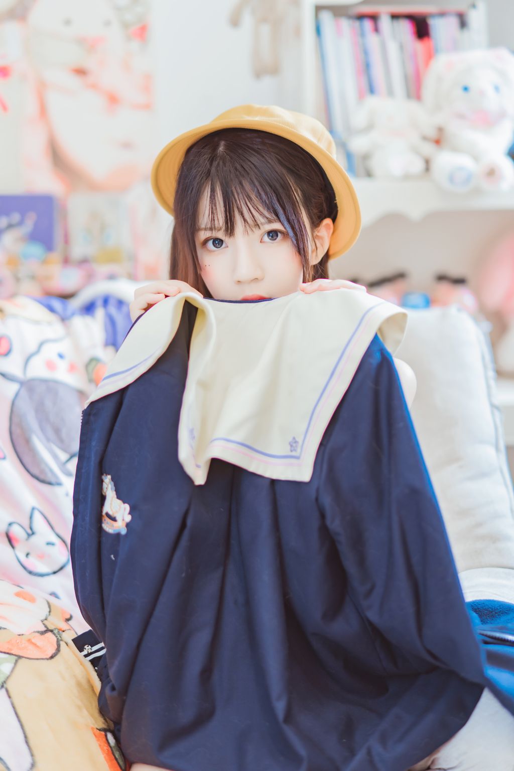 Coser @ 桜 桃 喵 Vol.085 桜 桃 未熟 3 奶 桃桃 (102 photos)