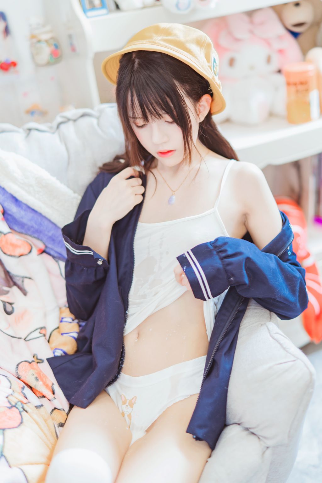 Coser @ 桜 桃 喵 Vol.085 桜 桃 未熟 3 奶 桃桃 (102 photos)