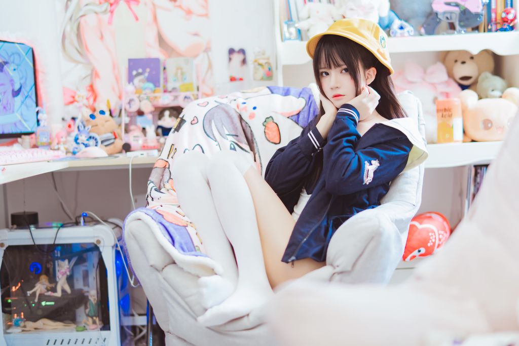 Coser @ 桜 桃 喵 Vol.085 桜 桃 未熟 3 奶 桃桃 (102 photos)