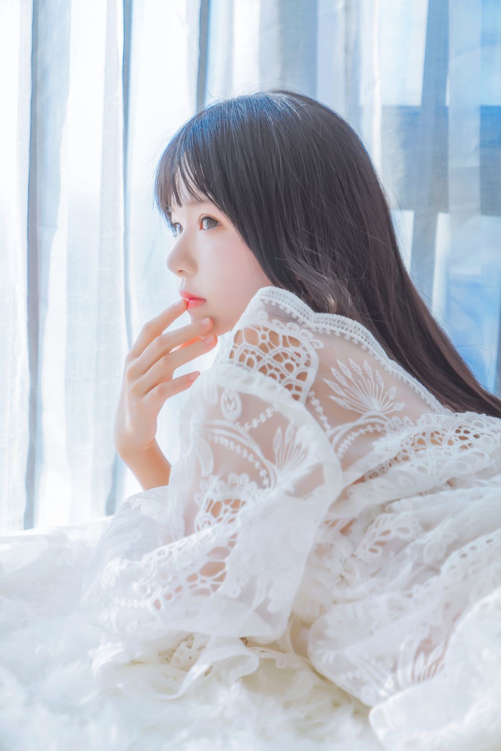 Coser @ 桜 桃 喵 Vol.093 初雪 (45 photos)