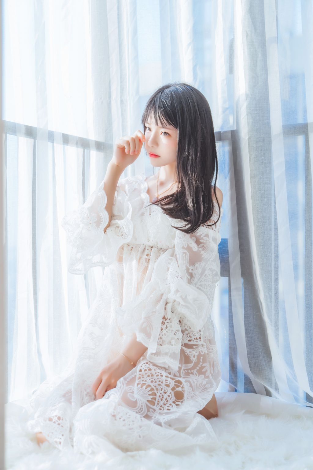 Coser @ 桜 桃 喵 Vol.093 初雪 (45 photos)