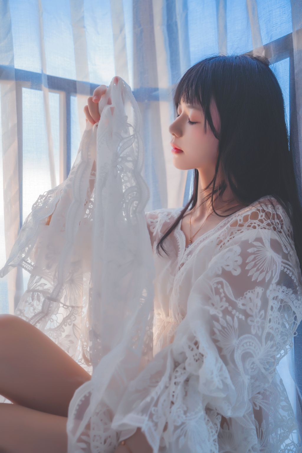 Coser @ 桜 桃 喵 Vol.093 初雪 (45 photos)