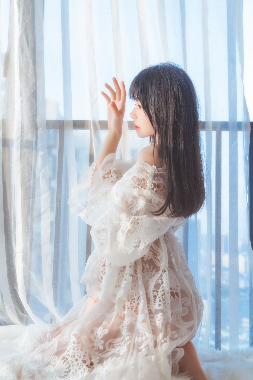 Coser @ 桜 桃 喵 Vol.093 初雪 (45 photos)