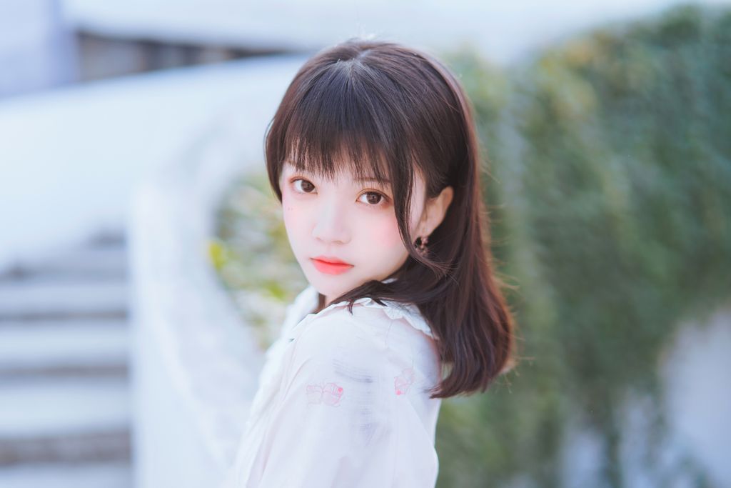 Coser @ 桜 桃 喵 Vol. 100 清新 × 4 (48 photos)