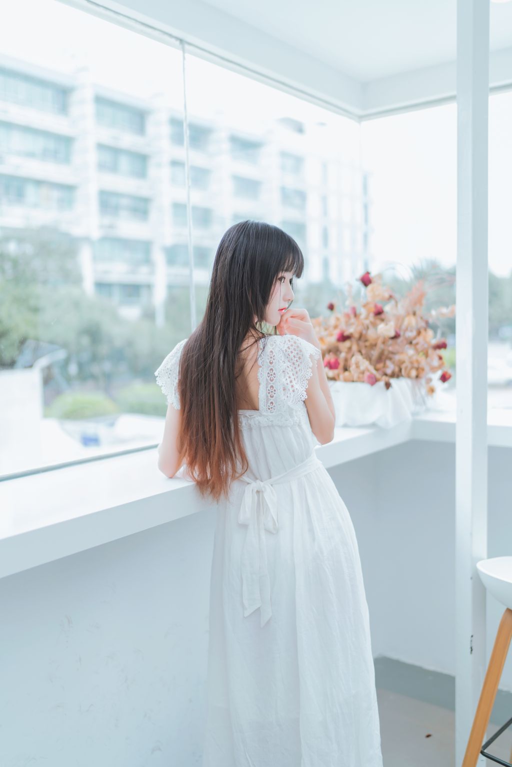 Coser @ 桜 桃 喵 Vol. 100 清新 × 4 (48 photos)