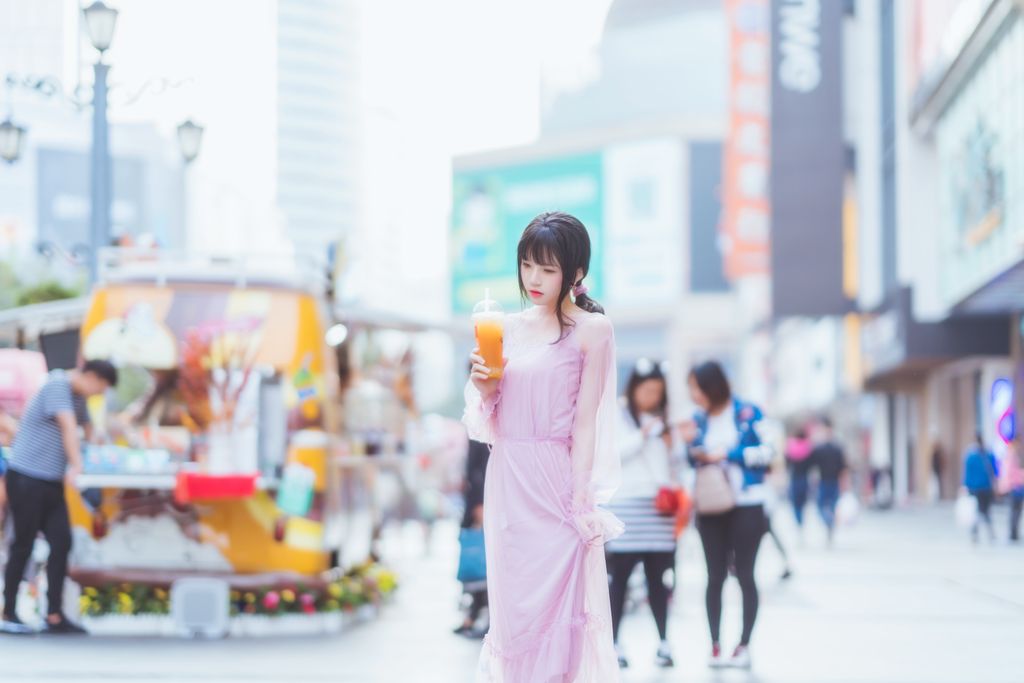 Coser @ 桜 桃 喵 Vol.102 温柔 × 4 (53 photos)