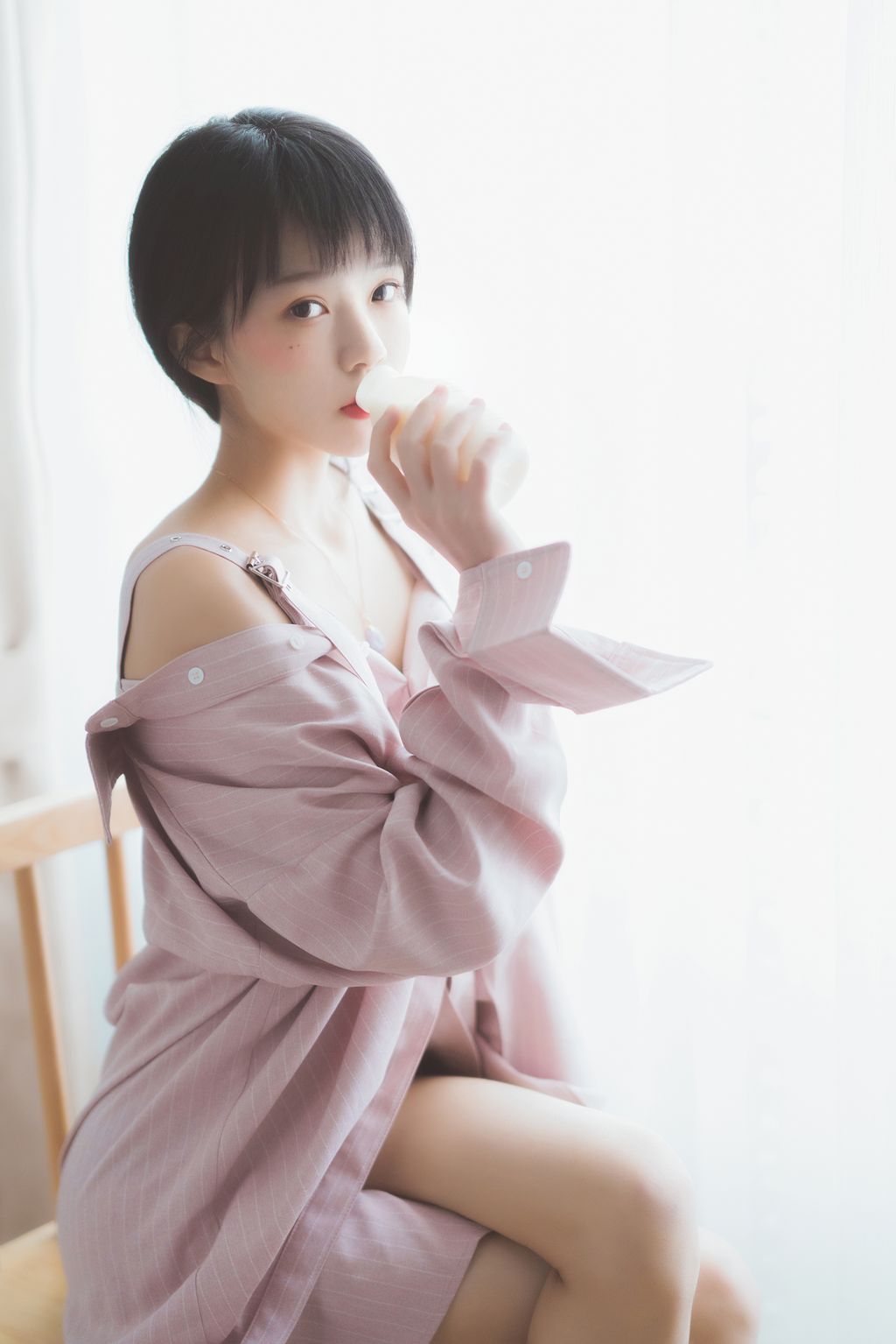 Coser @ 桜 桃 喵 Vol.102 温柔 × 4 (53 photos)