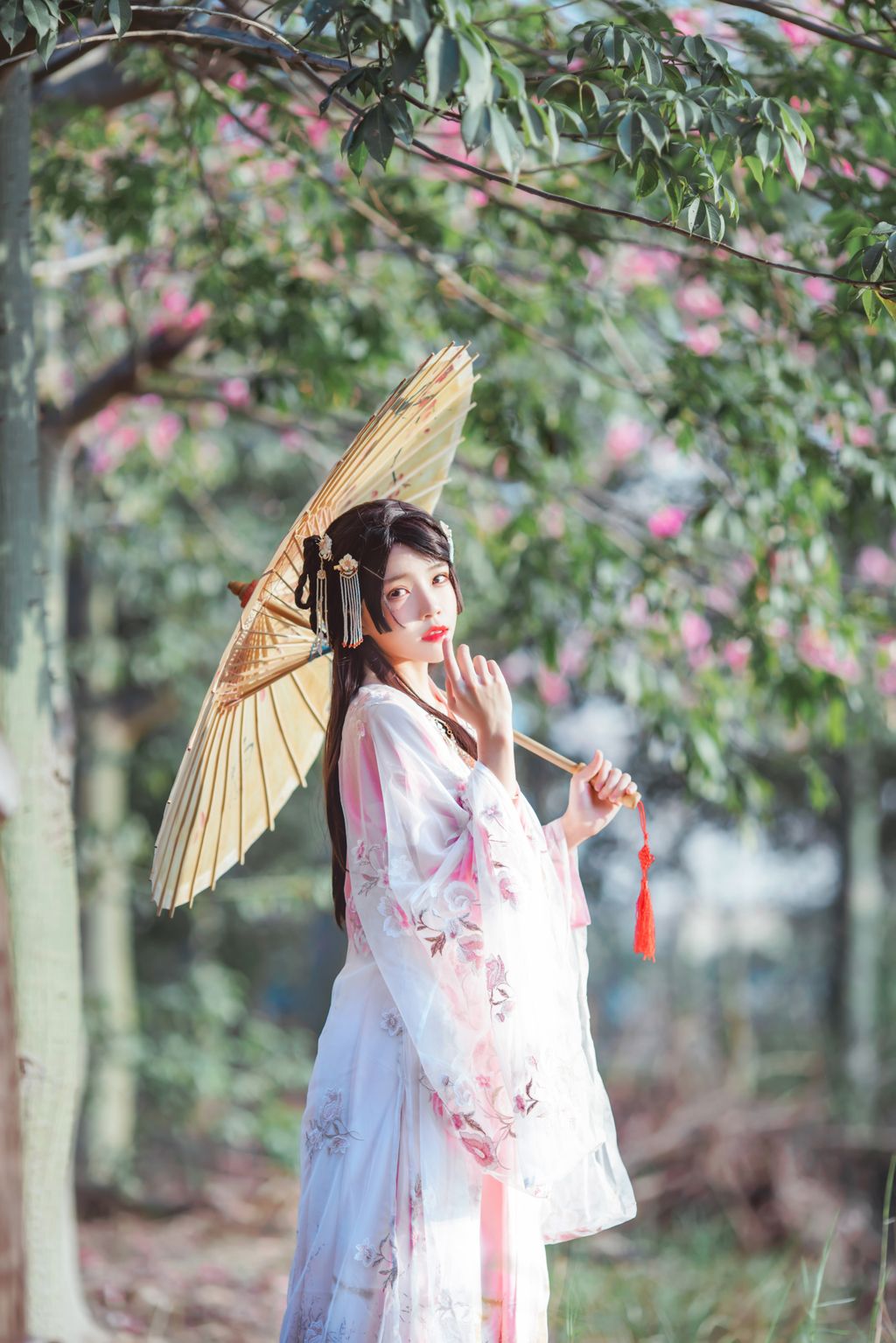 Coser @ 桜 桃 喵 Vol.102 温柔 × 4 (53 photos)