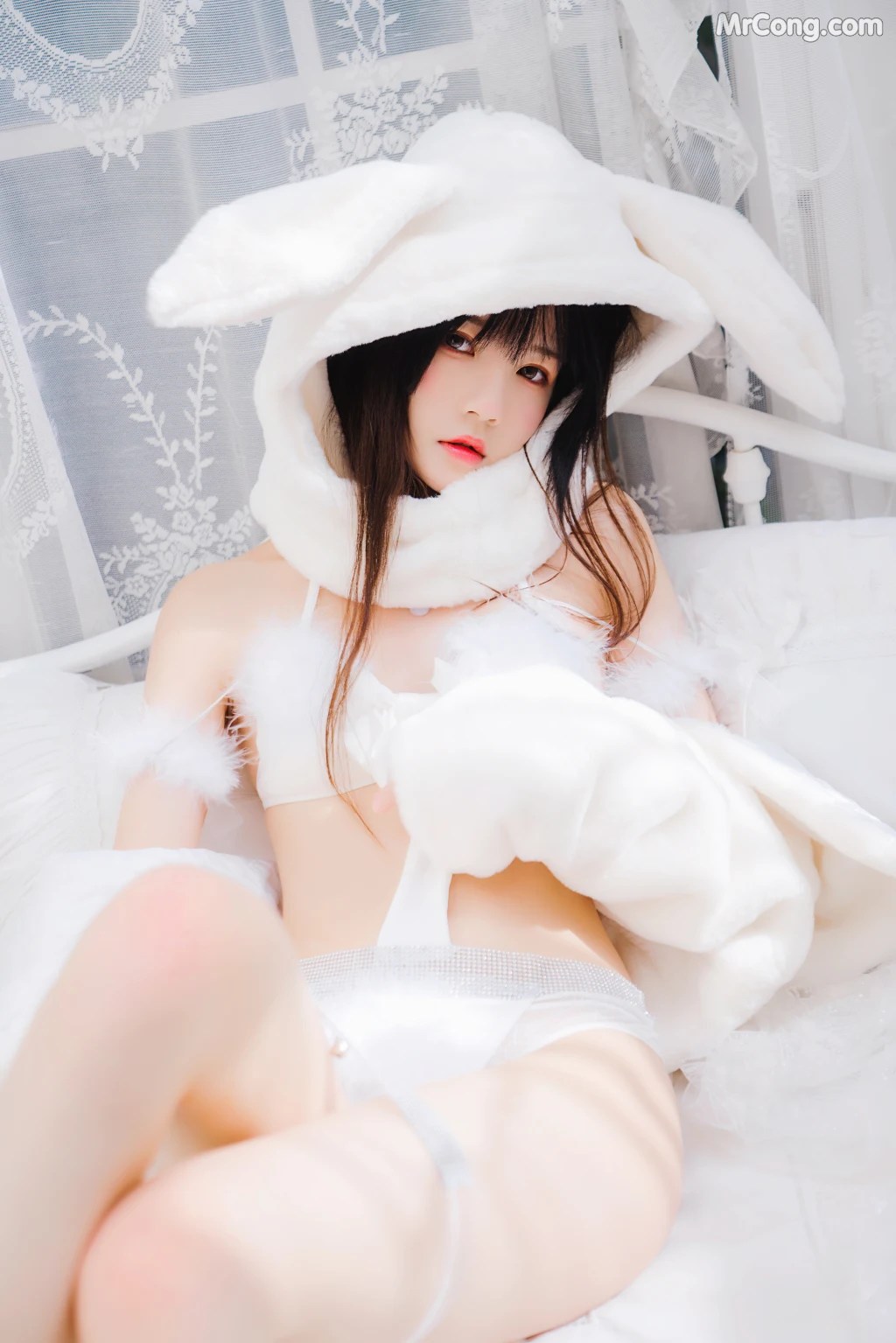 Coser@桜桃喵 Vol.142 小白兔01+02