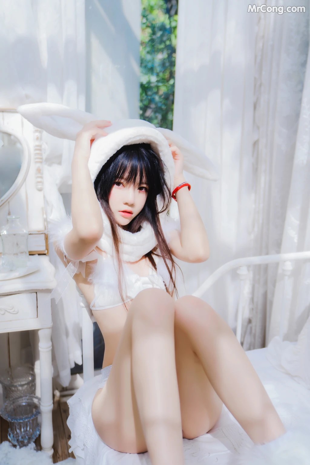 Coser@桜桃喵 Vol.142 小白兔01+02