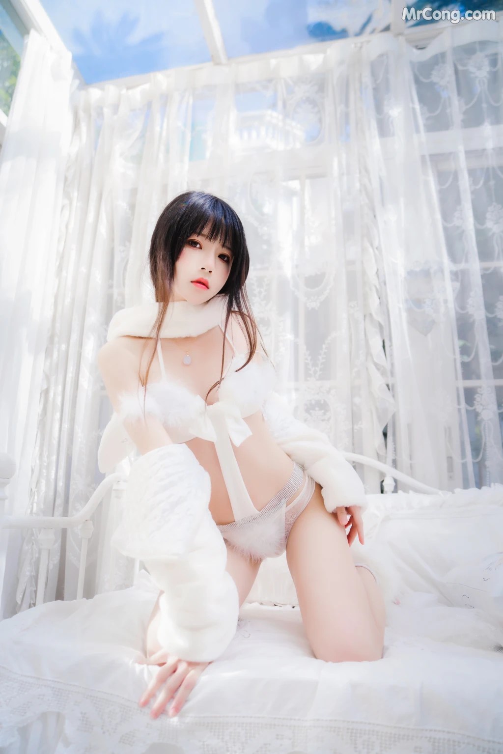 Coser@桜桃喵 Vol.142 小白兔01+02