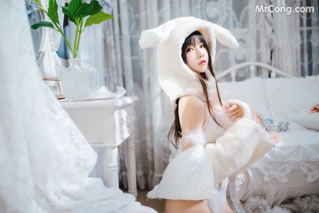 Coser@桜桃喵 Vol.142 小白兔01+02