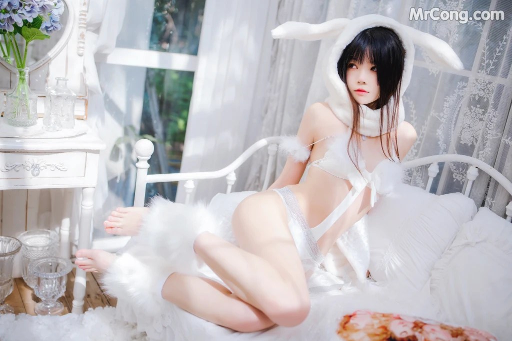 Coser@桜桃喵 Vol.142 小白兔01+02