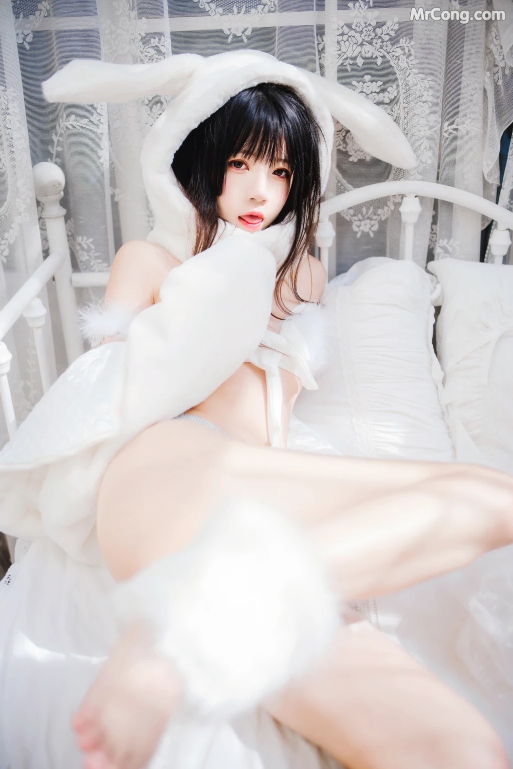 Coser@桜桃喵 Vol.142 小白兔01+02