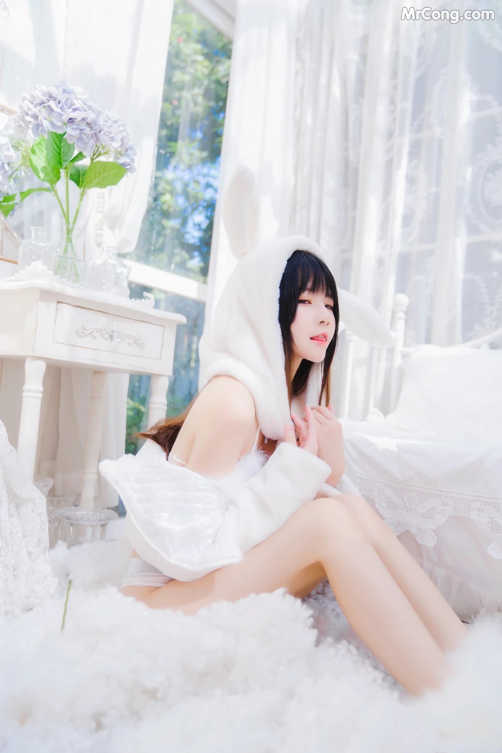 Coser@桜桃喵 Vol.142 小白兔01+02