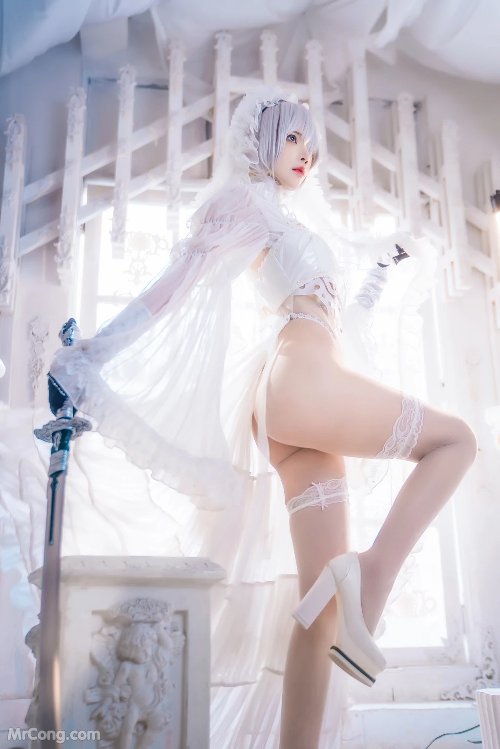 Coser@桜桃喵 Vol.166 2B花嫁