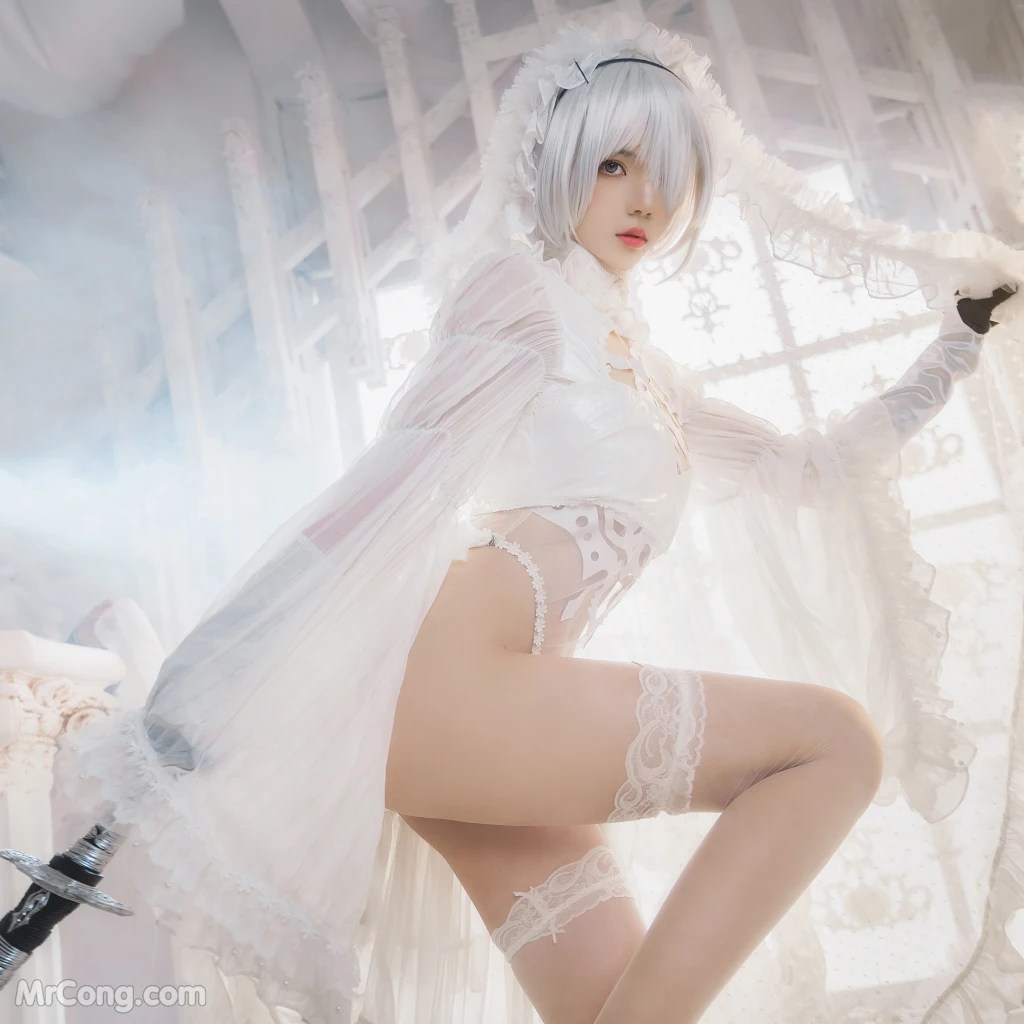 Coser@桜桃喵 Vol.166 2B花嫁