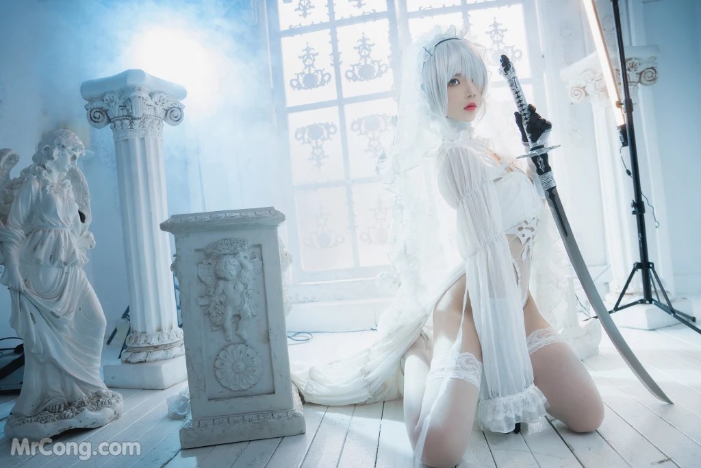 Coser@桜桃喵 Vol.166 2B花嫁