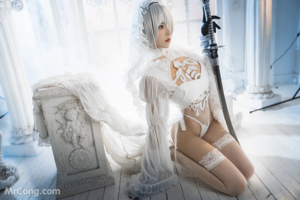 Coser@桜桃喵 Vol.166 2B花嫁