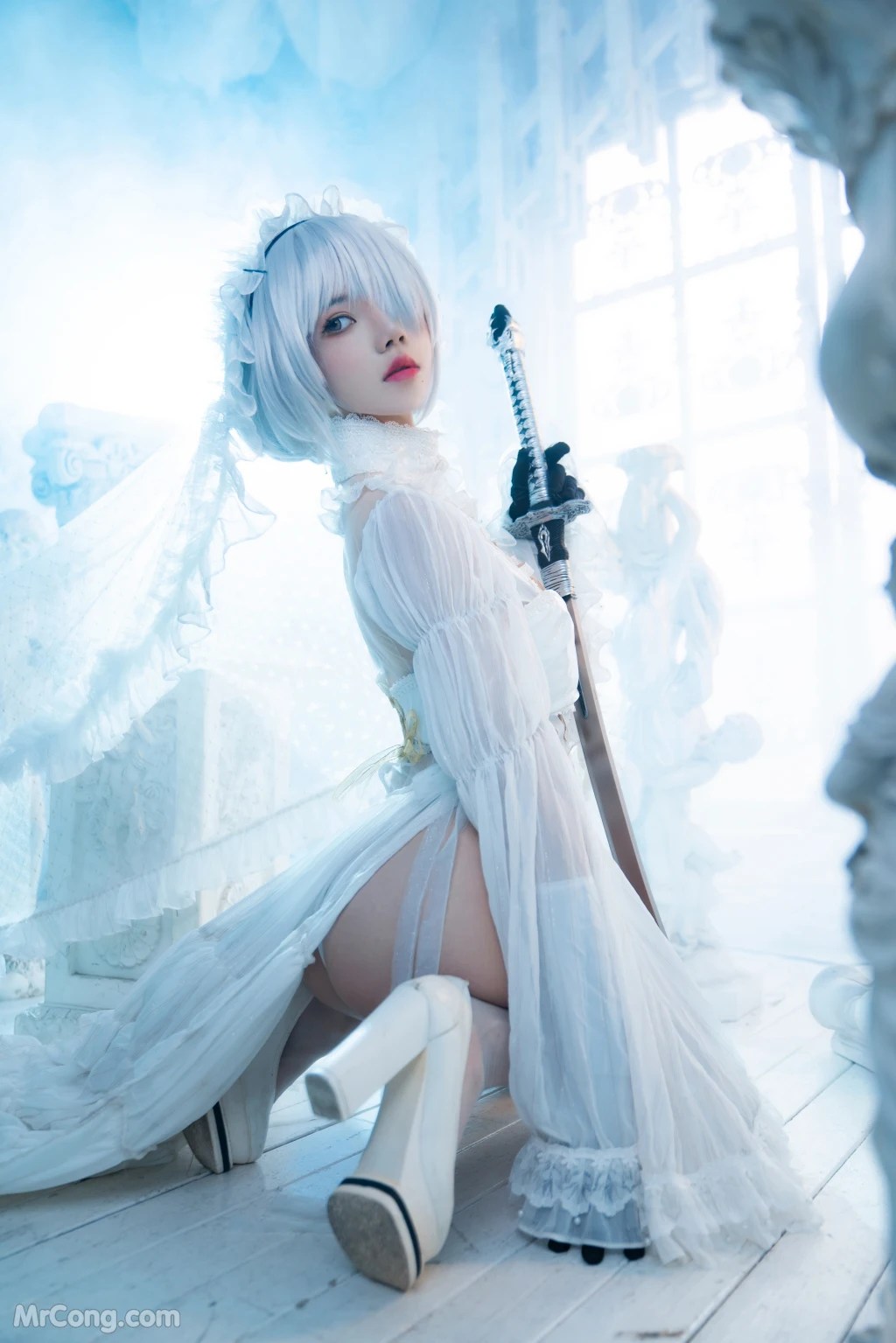 Coser@桜桃喵 Vol.166 2B花嫁