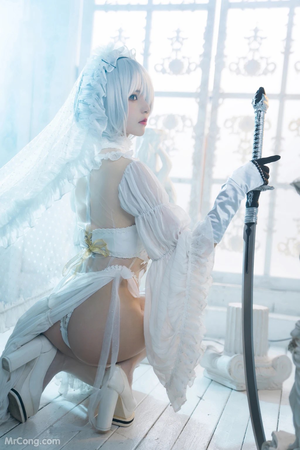 Coser@桜桃喵 Vol.166 2B花嫁