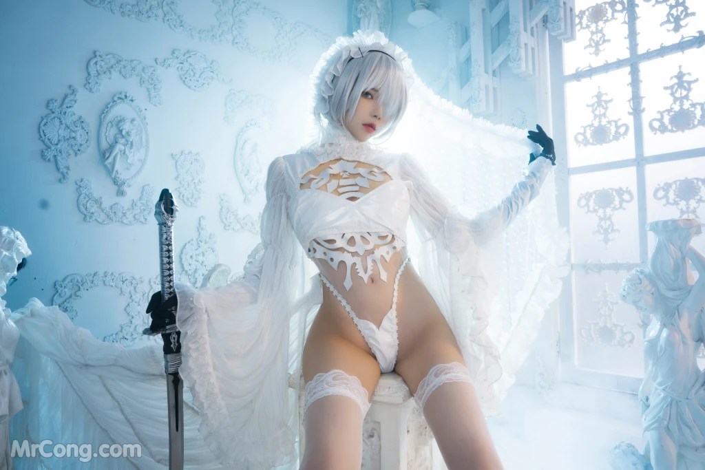 Coser@桜桃喵 Vol.166 2B花嫁